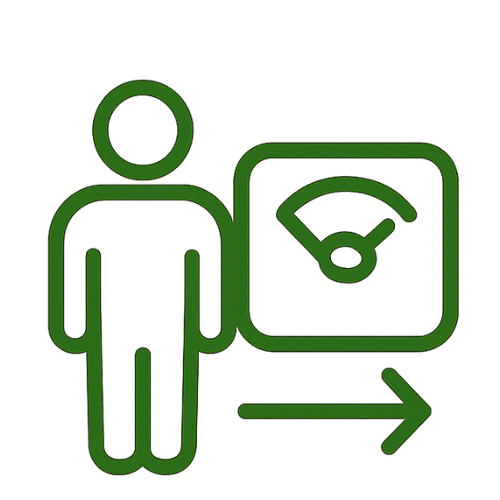 Healthy weight and metabolic care icon representing weight management and metabolic balance.