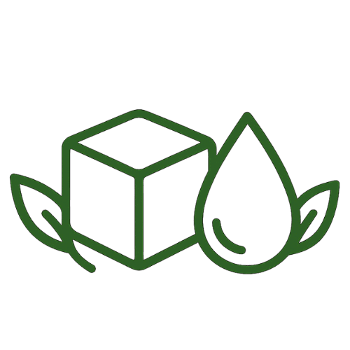Sexual wellness care icon representing natural balance and vitality.