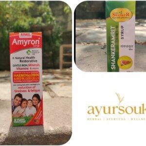 Ayurvedic iron and energy combo for hemoglobin and fatigue support
