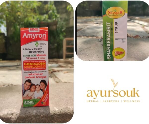 Ayurvedic iron and energy combo for hemoglobin and fatigue support