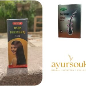Ayurvedic hair care combo for hair fall control and growth