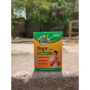 Zandu Trishun tablets for cold and cough relief